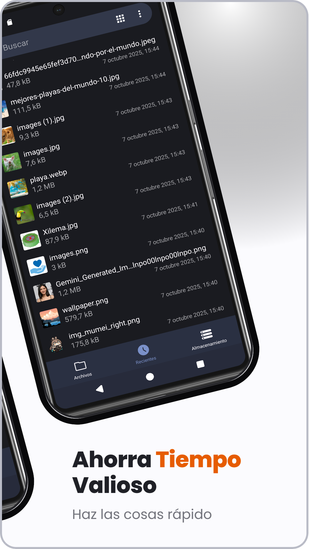 Captura de FileManager: Gestor Archivos